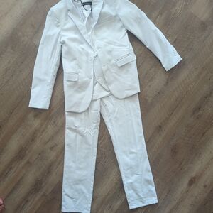 Boy's White Suit Set